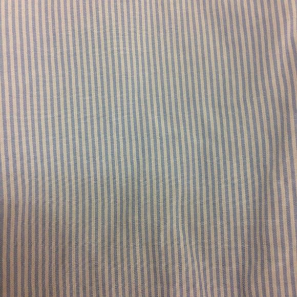 Promod Women Blue White Pinstripe Long Sleeve Button-Down Dress Shirt Long Sz 6 - Picture 2 of 11